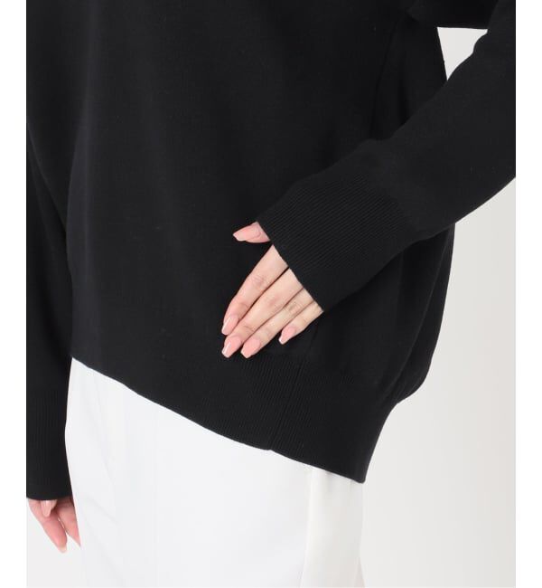 NOBLE「《追加》接結タック編みフードプルオーバー」|ニット・セーター|