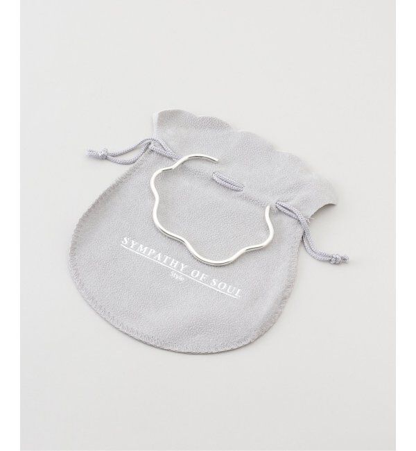 NOBLE「SYMPATHY OF SOUL/シンパシーオブソウル Cloud Bangle(シルバー)」|ブレスレット・バングル|