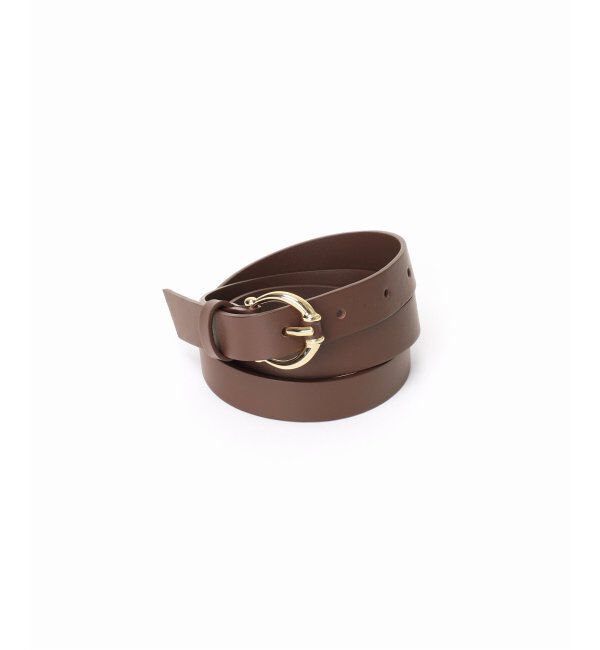 NOBLE「LEFIJE/レフィエ ゴールドラウンドバックルベルト」|ベルト|