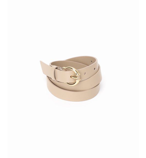 NOBLE「LEFIJE/レフィエ ゴールドラウンドバックルベルト」|ベルト|