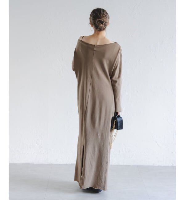 NOBLE「《NOBLE別注》GREYCHORD/グレーコード タックギャザーワンピース」|ワンピース|