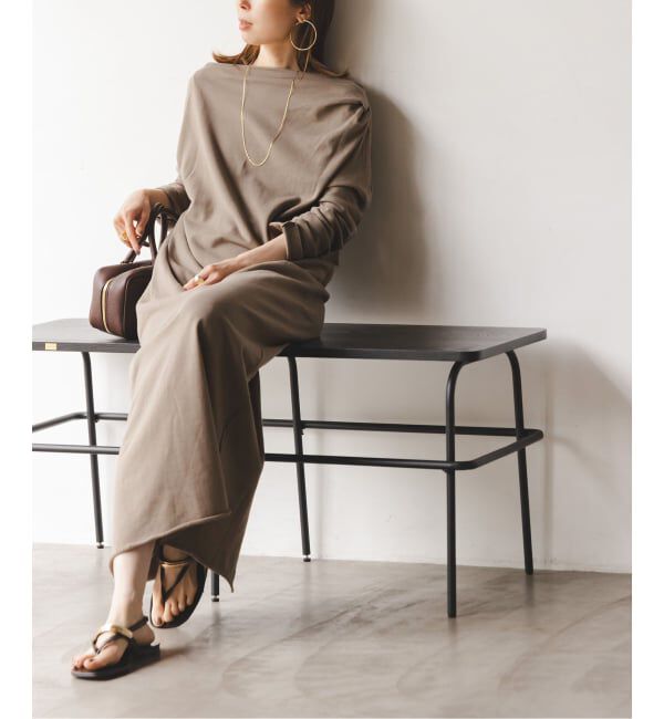 NOBLE「《NOBLE別注》GREYCHORD/グレーコード タックギャザーワンピース」|ワンピース|