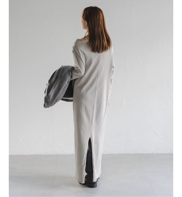 NOBLE「《NOBLE別注》GREYCHORD/グレーコード タックギャザーワンピース」|ワンピース|