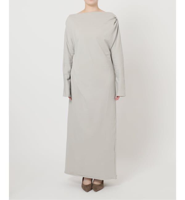 NOBLE「《NOBLE別注》GREYCHORD/グレーコード タックギャザーワンピース」|ワンピース|