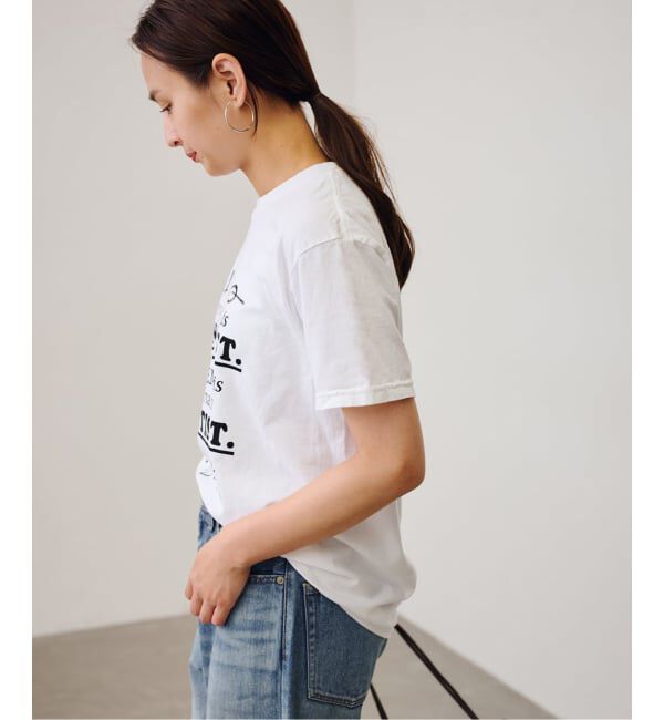 FRAMeWORK「YA GOOD IDEAS &times; KIBITZ HANDWKS MESSAGE TSHIRT」|Tシャツ・カットソー|