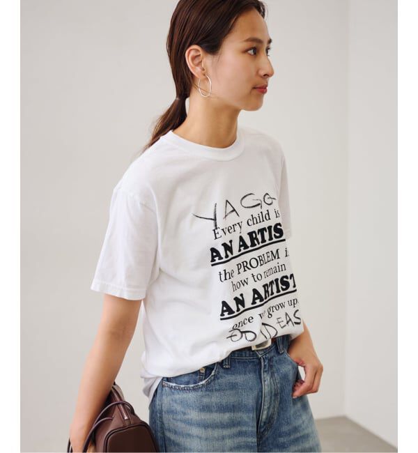 FRAMeWORK「YA GOOD IDEAS &times; KIBITZ HANDWKS MESSAGE TSHIRT」|Tシャツ・カットソー|