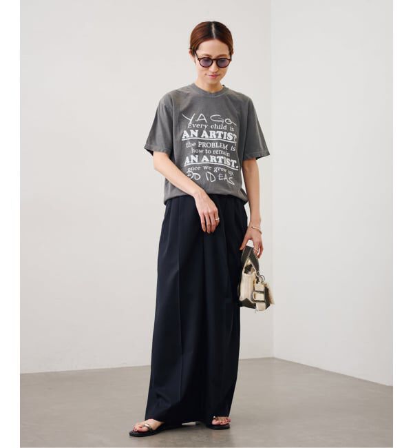 FRAMeWORK「YA GOOD IDEAS &times; KIBITZ HANDWKS MESSAGE TSHIRT」|Tシャツ・カットソー|