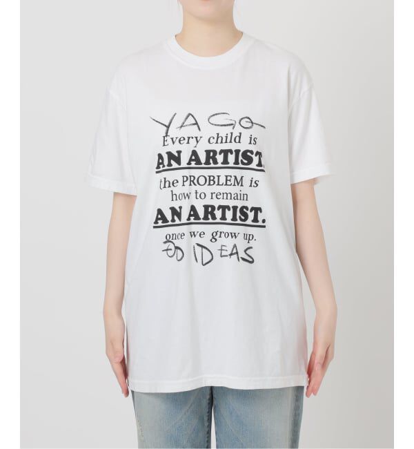 FRAMeWORK「YA GOOD IDEAS &times; KIBITZ HANDWKS MESSAGE TSHIRT」|Tシャツ・カットソー|