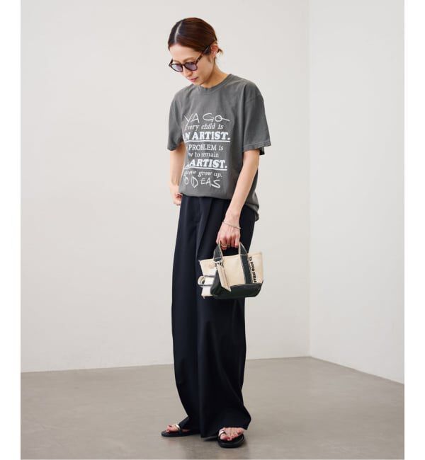 FRAMeWORK「YA GOOD IDEAS &times; KIBITZ HANDWKS MESSAGE TSHIRT」|Tシャツ・カットソー|