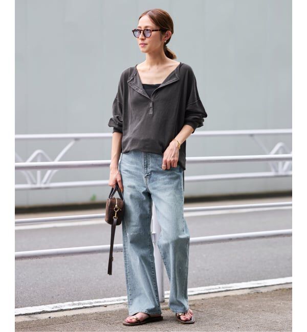 FRAMeWORK「≪追加≫サーフニットヘンリーTee」|Tシャツ・カットソー|