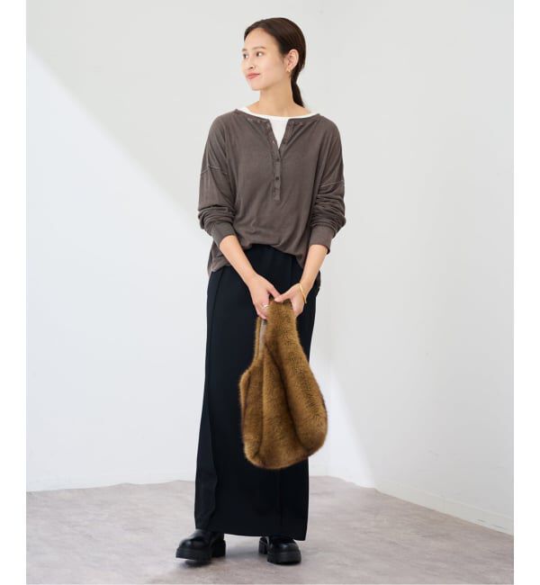 FRAMeWORK「≪追加≫サーフニットヘンリーTee」|Tシャツ・カットソー|