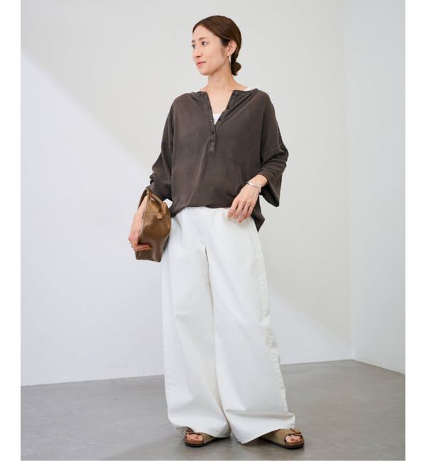 FRAMeWORK「≪追加≫サーフニットヘンリーTee」|Tシャツ・カットソー|