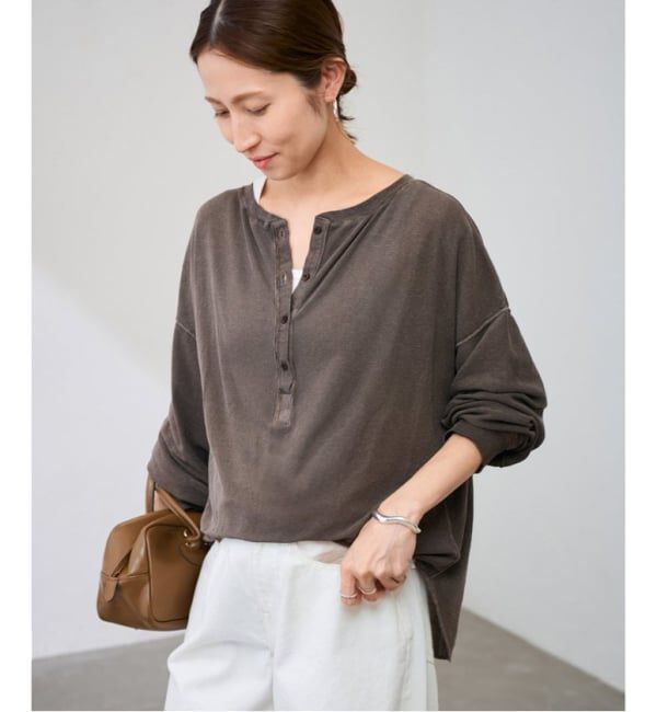 FRAMeWORK「≪追加≫サーフニットヘンリーTee」|Tシャツ・カットソー|