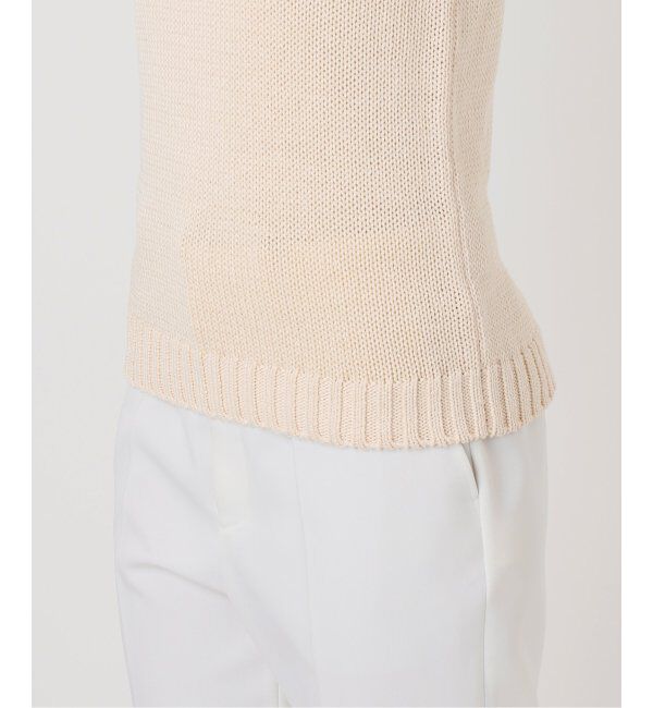 NOBLE「ローゲージノースリーブハイネックニット」|ニット・セーター|