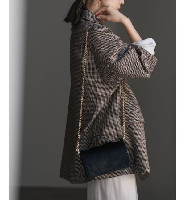 NOBLE「《NOBLE別注》Maison Vincent/メゾンヴァンサン ヘアカーフチェーンBAG」|ショルダー・メッセンジャー|