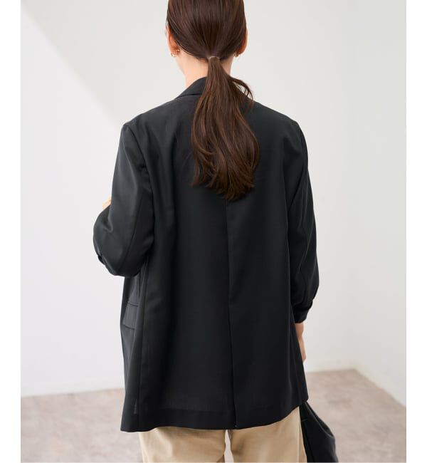 FRAMeWORK「TWトリアセトロピカルシアージャケット」|テーラードジャケット|