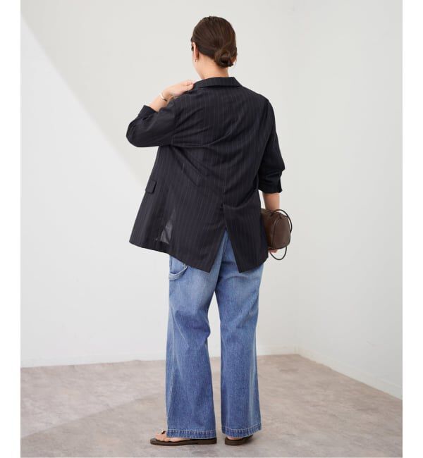 FRAMeWORK「TWトリアセトロピカルシアージャケット」|テーラードジャケット|