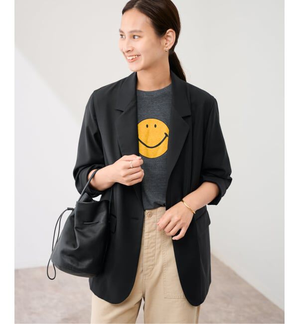 FRAMeWORK「TWトリアセトロピカルシアージャケット」|テーラードジャケット|