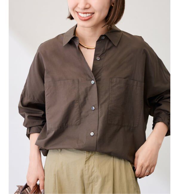 FRAMeWORK「シアーワイドシャツ」|シャツ・ブラウス|