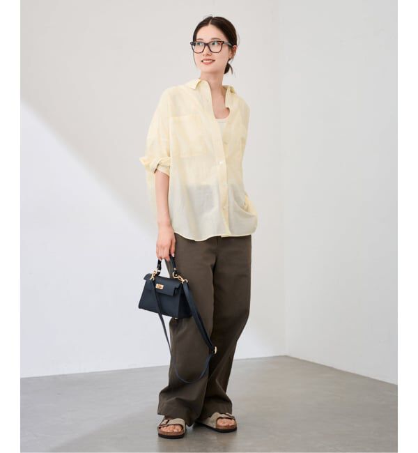 FRAMeWORK「シアーワイドシャツ」|シャツ・ブラウス|