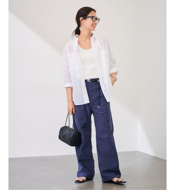 FRAMeWORK「シアーワイドシャツ」|シャツ・ブラウス|