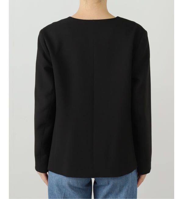  「ノーカラーソフトジャケット」|ノーカラージャケット|