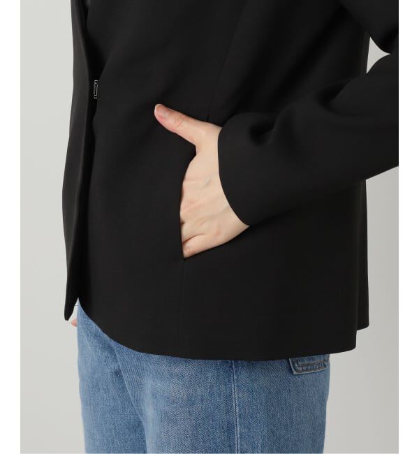  「ノーカラーソフトジャケット」|ノーカラージャケット|