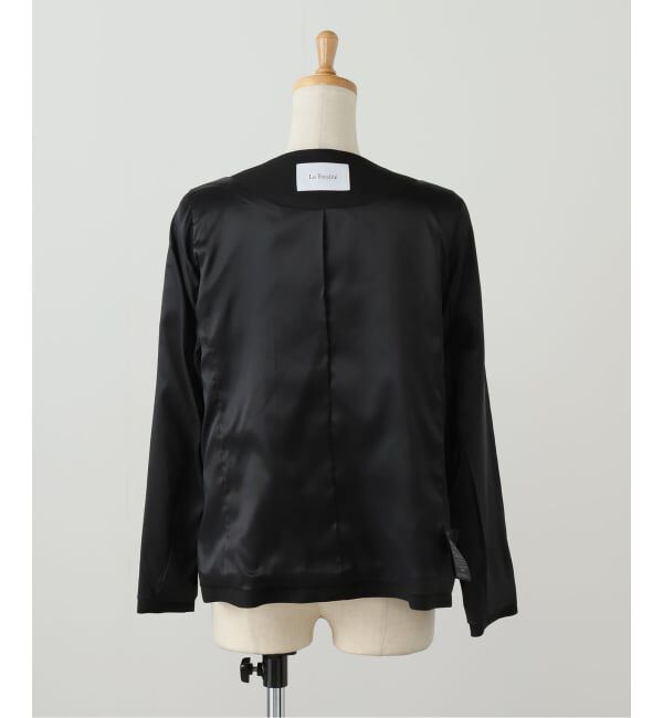  「ノーカラーソフトジャケット」|ノーカラージャケット|