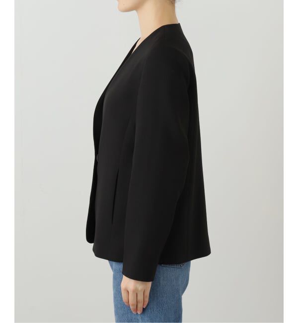  「ノーカラーソフトジャケット」|ノーカラージャケット|