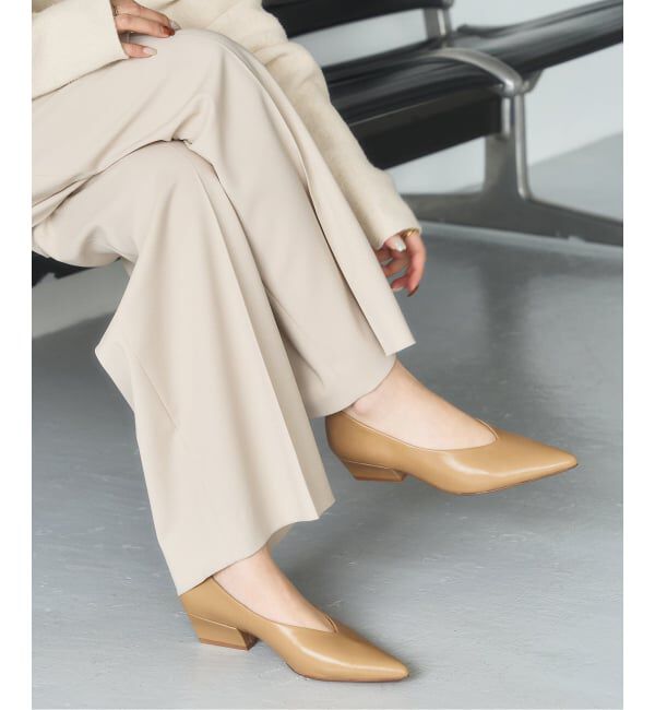  「《追加予約》4cmディープカットパンプス」|パンプス|ベージュ