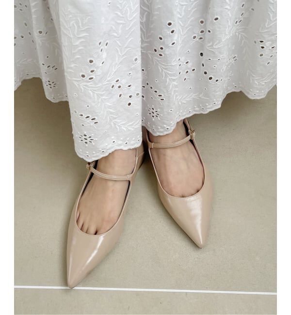  「《追加》ポインテッドワンストラップフラット」|その他|