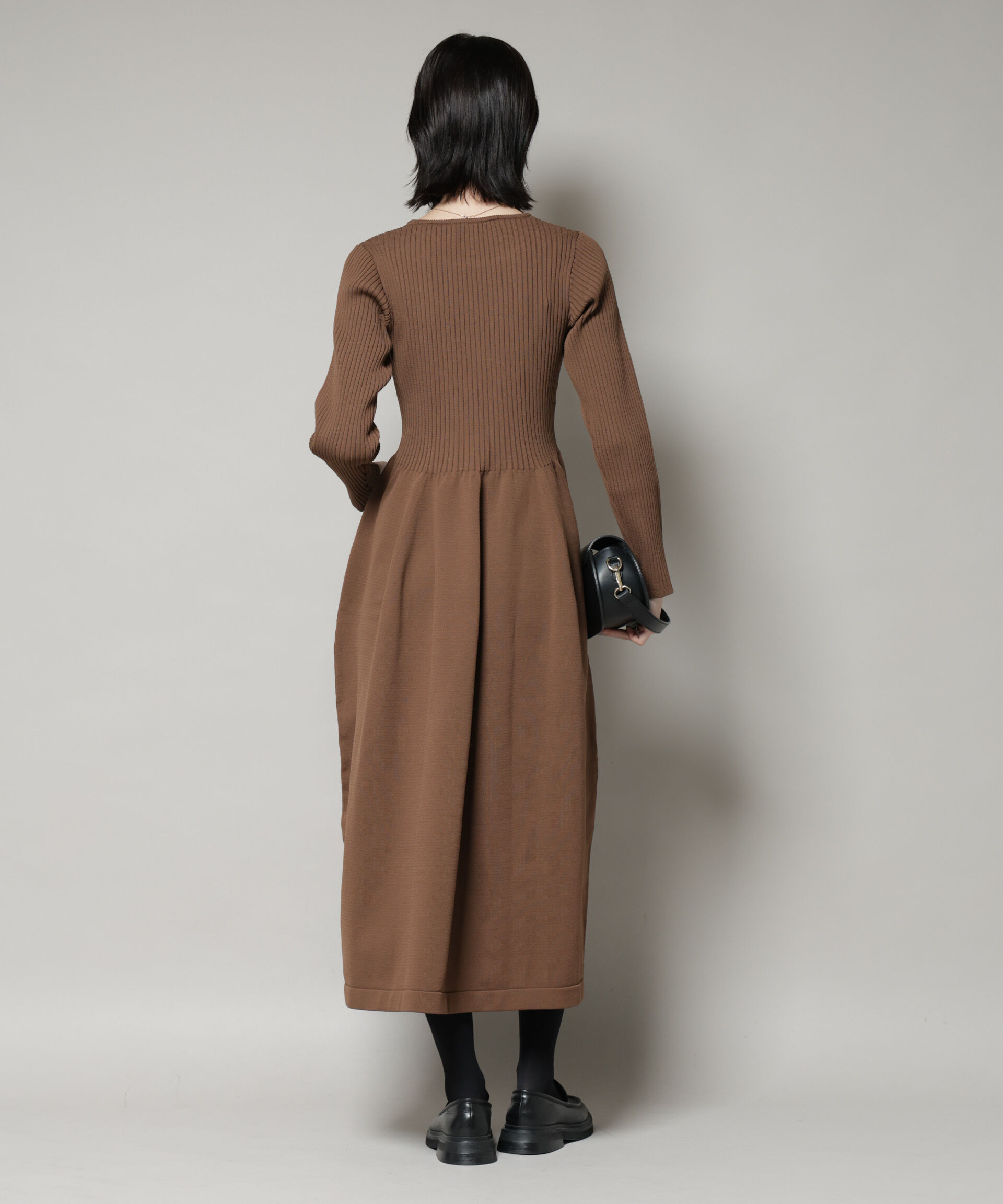 nano･universe「フォルムスカートニットワンピース」|ワンピース|