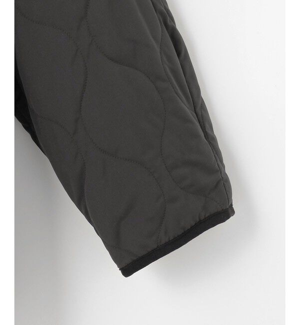 自由区「【洗える】パディングキルト アウター」|ノーカラージャケット|