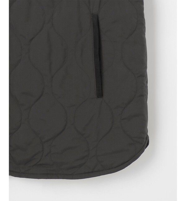 自由区「【洗える】パディングキルト アウター」|ノーカラージャケット|