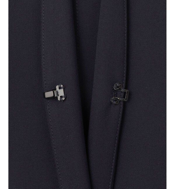 自由区「【セットアップ対応・接触冷感・UVケア・洗える】ライトストレッチノーカラー ジャケット」|ノーカラージャケット|