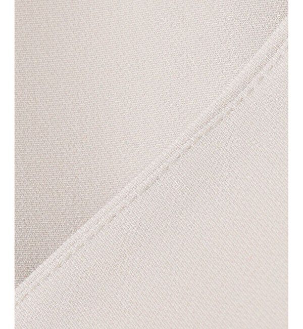 23区「【セットアップ対応/洗える】トリアセダブルジョーゼット ノーカラー ジャケット」|ノーカラージャケット|