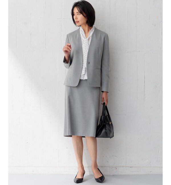 23区「【セットアップ対応】モクロディ ノーカラージャケット」|ノーカラージャケット|