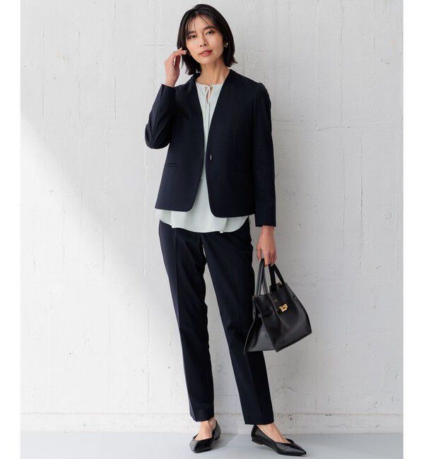 23区「【セットアップ対応】モクロディ ノーカラージャケット」|ノーカラージャケット|