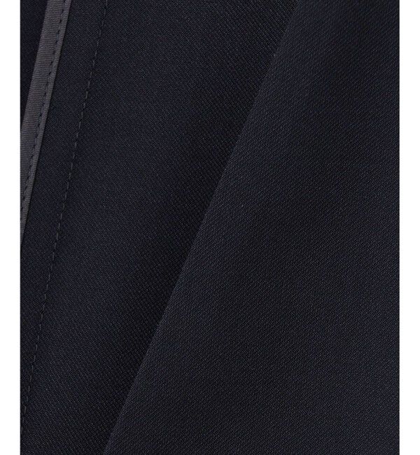 23区「【セットアップ対応/洗える】ドライツイル ノーカラー ジャケット」|ノーカラージャケット|