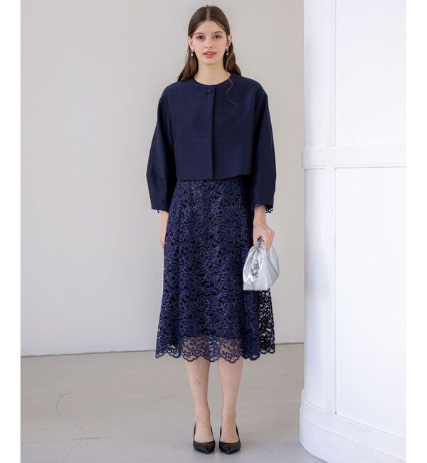 23区「【APPLAUDIR】トリアセシャンタン ジャケット」|ノーカラージャケット|