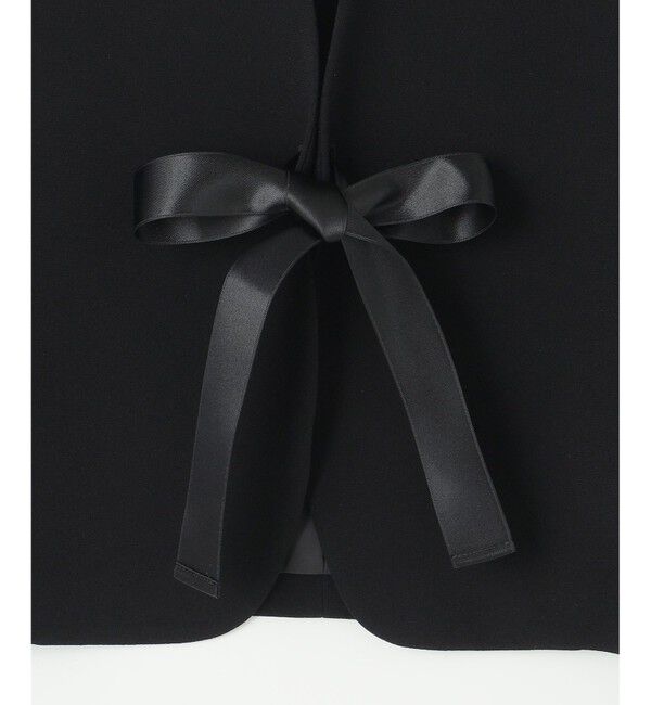 23区「【APPLAUDIR】クリアジョーゼット 3WAYコンパクトジャケット」|ノーカラージャケット|