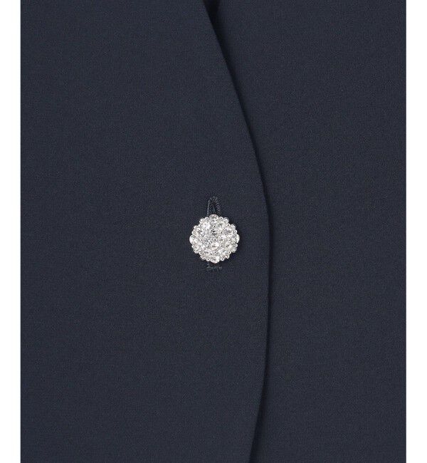 23区「【APPLAUDIR】クリアジョーゼット 3WAYコンパクトジャケット」|ノーカラージャケット|