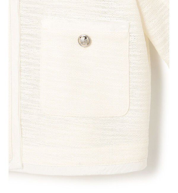 23区「【Oggi5月号掲載】サマーツイード ジャケット」|ノーカラージャケット|