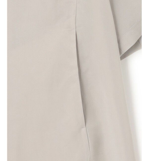 23区「【接触冷感性/洗える】フィブリルツイル ハーフスリーブ ジャケット」|ノーカラージャケット|