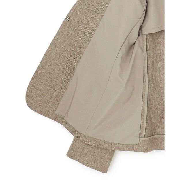 23区「【洗える】ウールライクカルゼ ノーカラー ジャケット」|ノーカラージャケット|