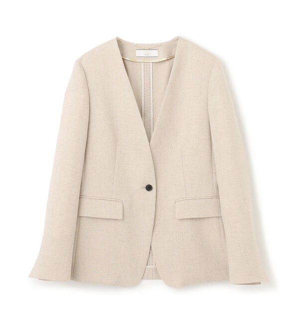 BEIGE,「CAROLE / ノーカラージャケット」|ノーカラージャケット|