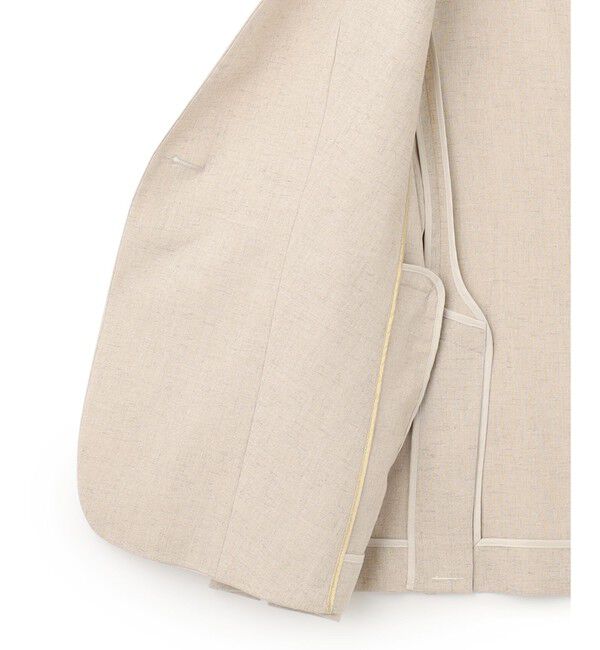 BEIGE,「【L-size】CAROLE / ノーカラージャケット」|ノーカラージャケット|