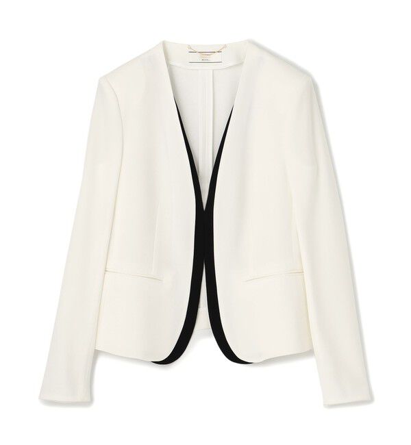 BEIGE,「CINDY / ダブルカラージャケット」|ノーカラージャケット|