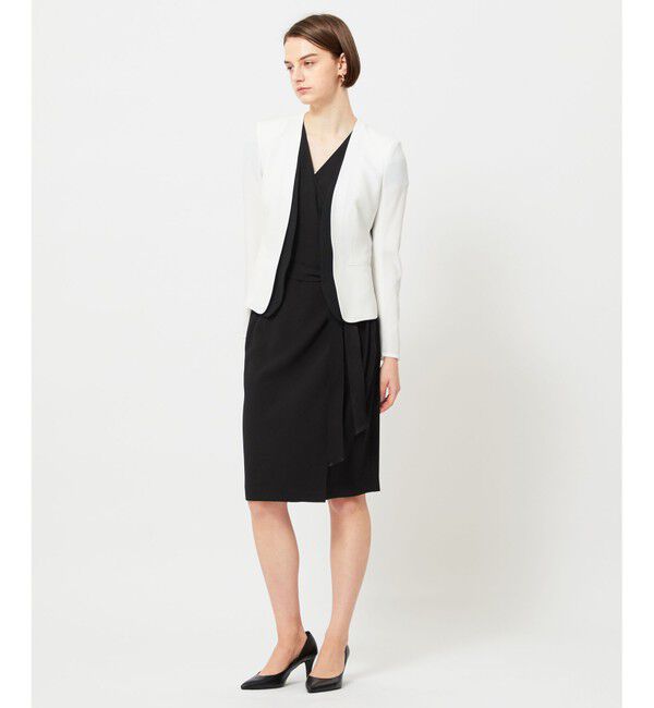 BEIGE,「CINDY / ダブルカラージャケット」|ノーカラージャケット|