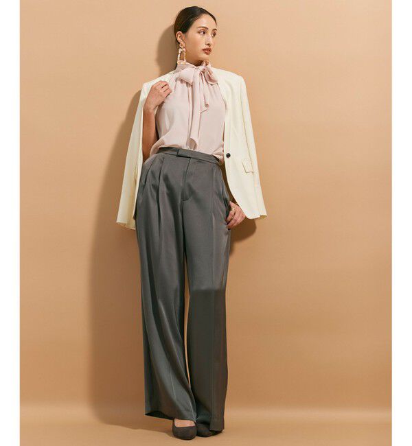 BEIGE,「CAROLE / ノーカラージャケット」|ノーカラージャケット|